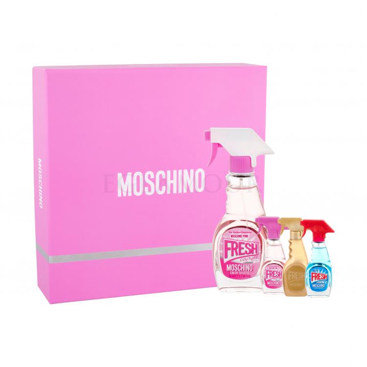 Moschino Fresh Couture Pink Zestaw Edt 50 ml + Edt 5 ml + Edt Fresh Couture 5 ml + Edp Fresh Couture Gold 5 ml