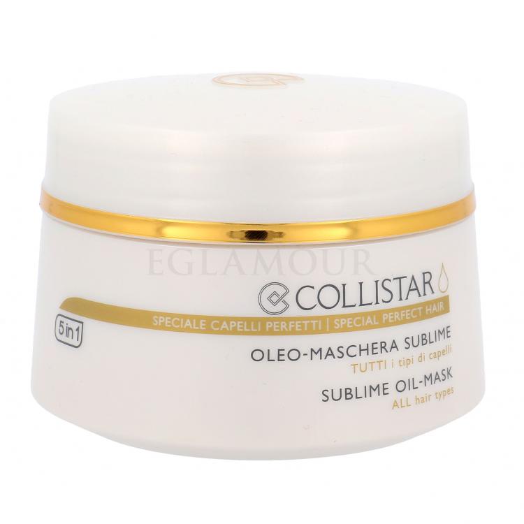 Collistar Sublime Oil Mask 5in1 Maska do włosów dla kobiet 200 ml Uszkodzone pudełko