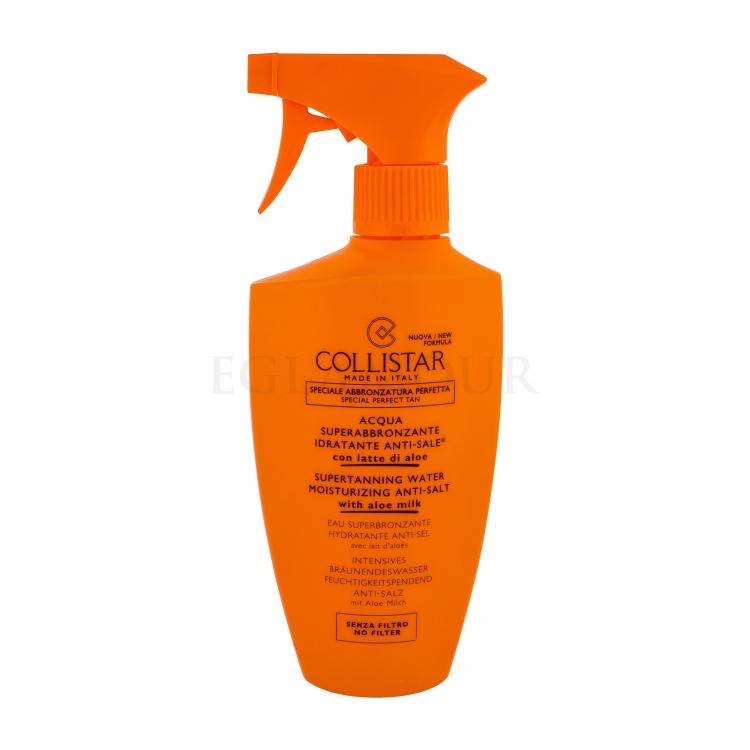 Collistar Special Perfect Tan Supertanning Water Moisturizing Anti-Salt Preparat do opalania ciała dla kobiet 400 ml