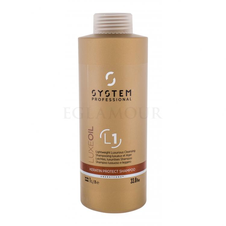 System Professional Luxe Oil Keratin Protect L1 Szampon do włosów dla kobiet 1000 ml