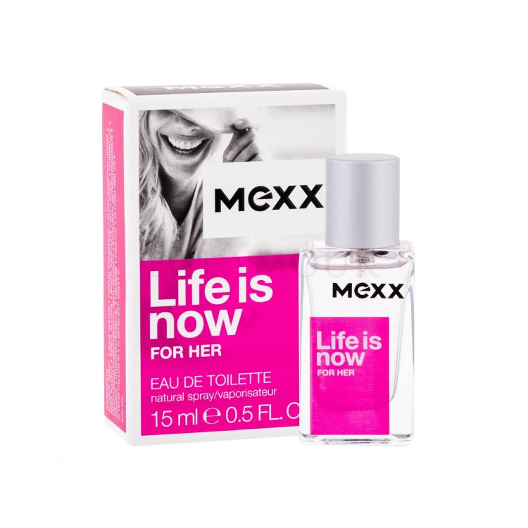 mexx life is now for her woda toaletowa 15 ml   