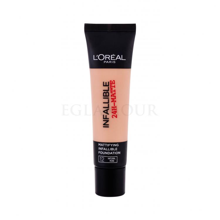 L&#039;Oréal Paris Infaillible 24h-Matte Podkład dla kobiet 35 ml Odcień 12 Natural Rose