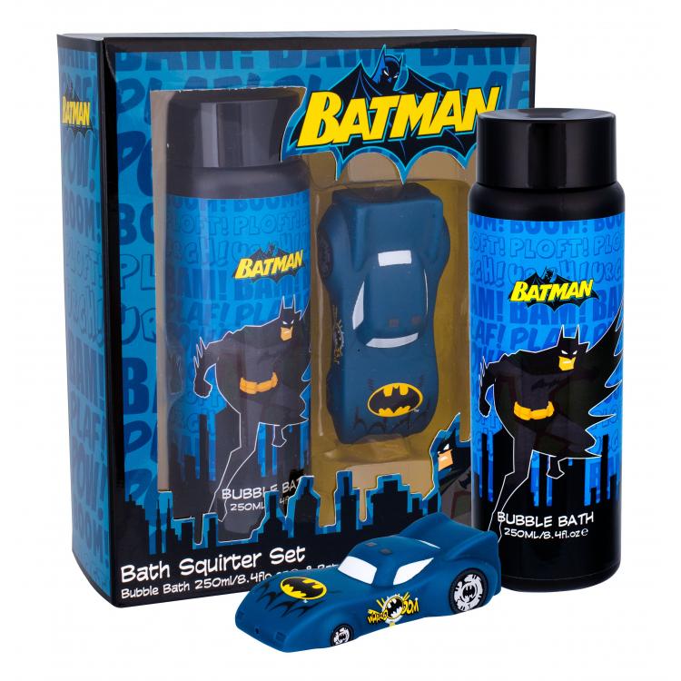 DC Comics Batman Zestaw Pianka do kąpieli 250 ml + Pistolet na wodę 1 szt Uszkodzone pudełko