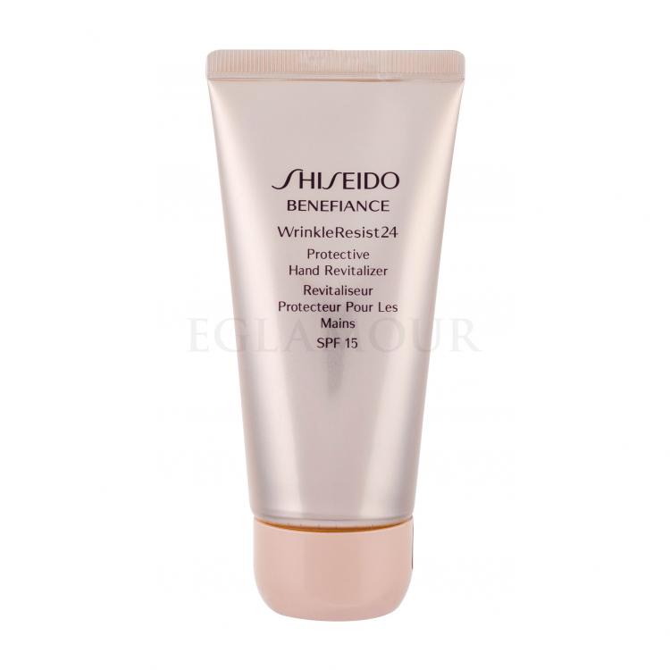 Shiseido Benefiance Wrinkle Resist 24 SPF15 Krem do rąk dla kobiet 75 ml