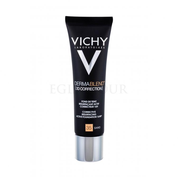 Vichy Dermablend™ 3D Antiwrinkle &amp; Firming Day Cream SPF25 Podkład dla kobiet 30 ml Odcień 35 Sand