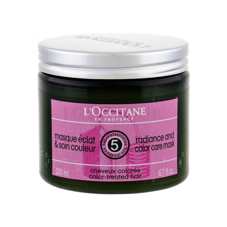 L&#039;Occitane Radiance And Color Care Maska do włosów dla kobiet 200 ml