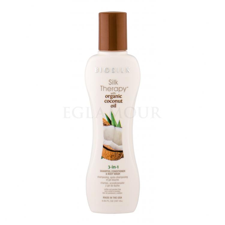 Farouk Systems Biosilk Silk Therapy Organic Coconut Oil Szampon do włosów dla kobiet 167 ml