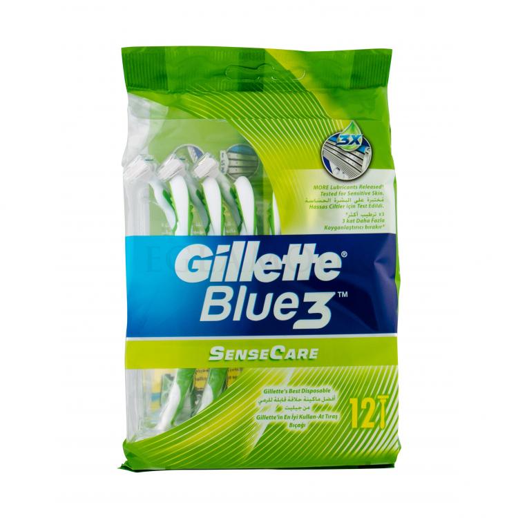 Gillette Blue3 SenseCare Maszynka do golenia dla mężczyzn 12 szt