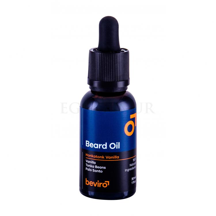 Be-Viro Men´s Only Beard Oil Olejek do zarostu dla mężczyzn 30 ml Odcień Vanilla, Tonka Beans, Palo Santo