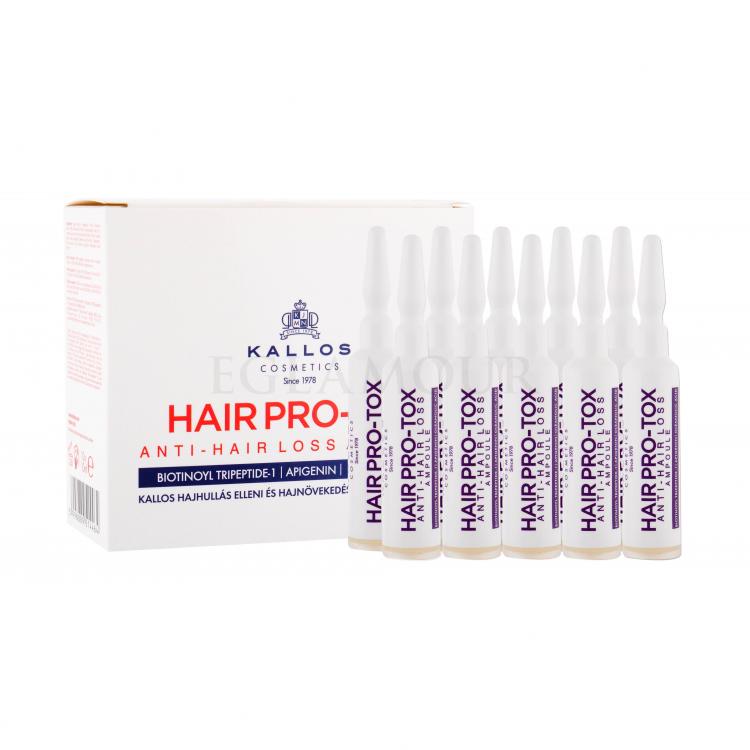 Kallos Cosmetics Hair Pro-Tox Ampoule Preparat przeciw wypadaniu włosów dla kobiet 10x10 ml