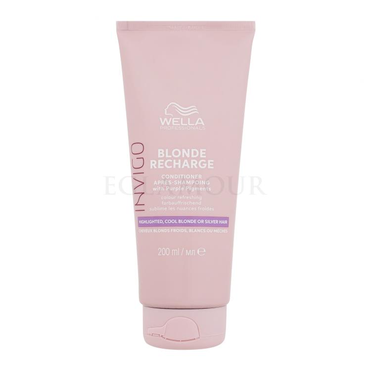 Wella Professionals Invigo Blonde Recharge Odżywka dla kobiet 200 ml Odcień Cool