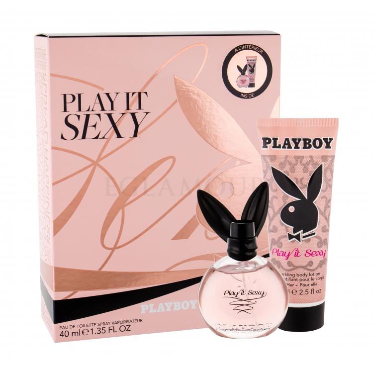 Playboy Play It Sexy Zestaw Edt 40 ml + Mleczko do ciała 75 ml