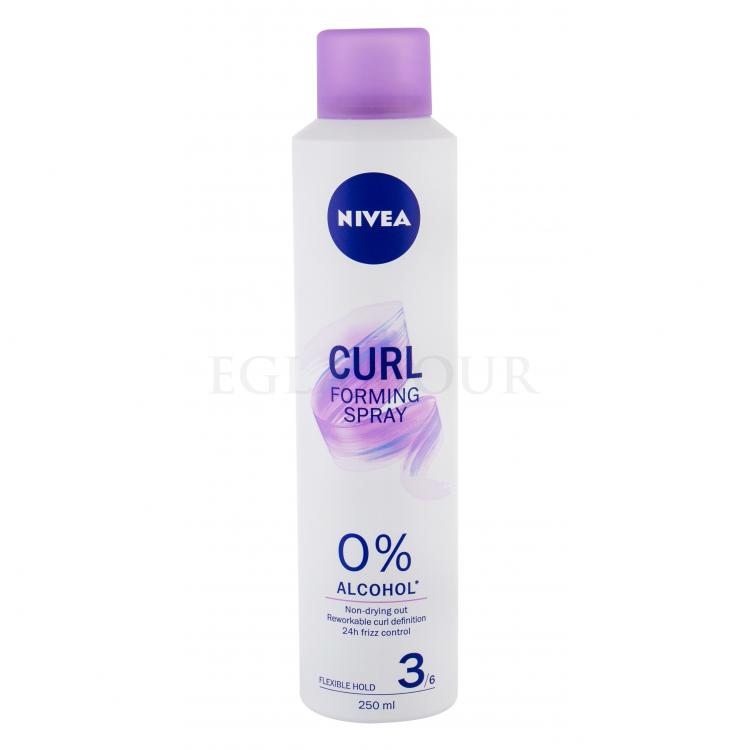 Nivea Forming Spray Curl Stylizacja włosów dla kobiet 250 ml