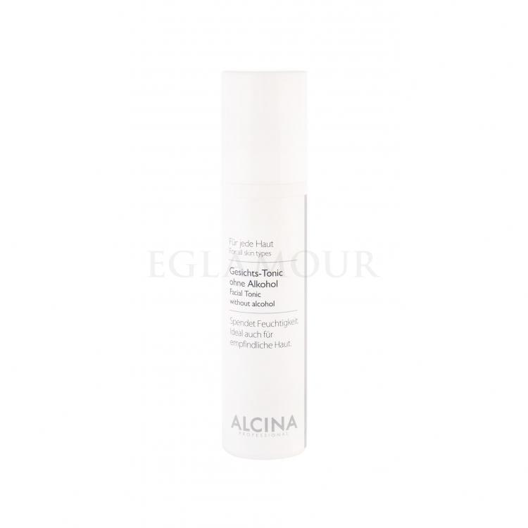 ALCINA Facial Tonic Without Alcohol Wody i spreje do twarzy dla kobiet 200 ml