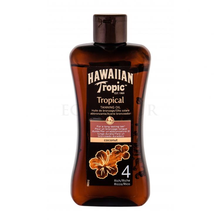 Hawaiian Tropic Tropical Tanning Oil SPF4 Preparaty po opalaniu 200 ml