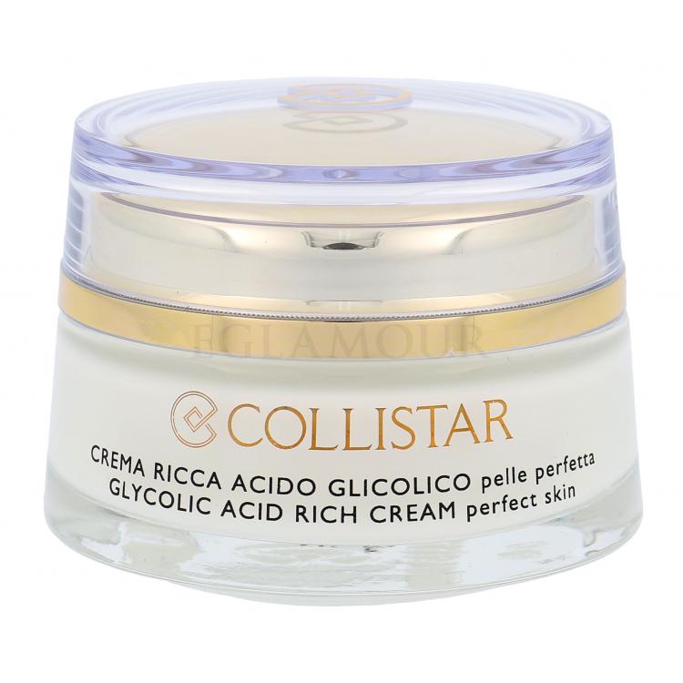 Collistar Pure Actives Glycolic Acid Rich Cream Krem do twarzy na dzień dla kobiet 50 ml tester
