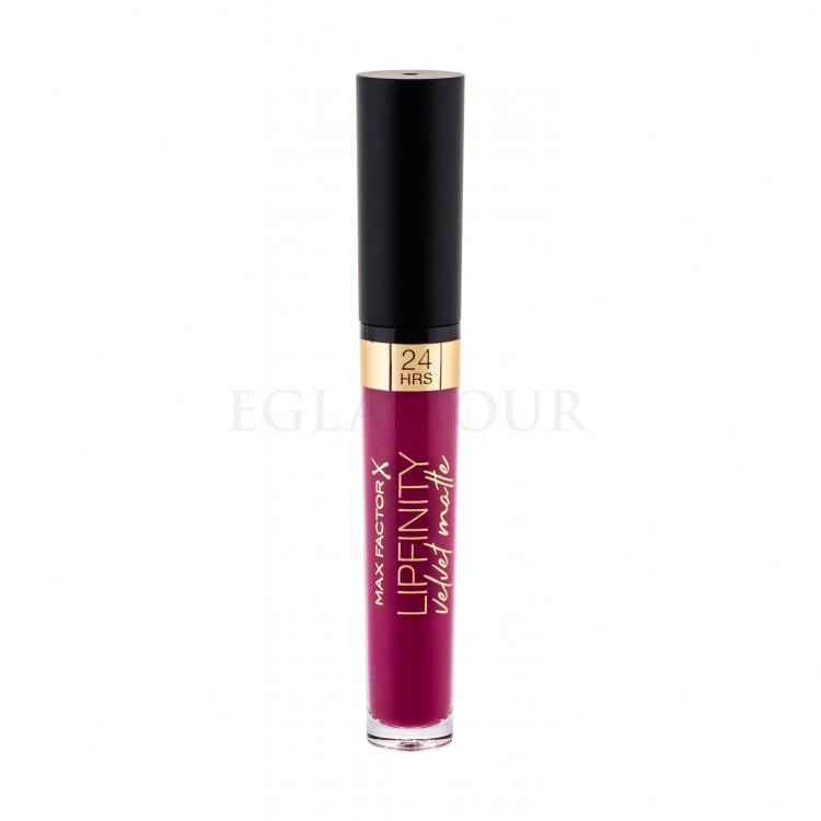 Max Factor Lipfinity Velvet Matte 24HRS Pomadka dla kobiet 3,5 ml Odcień 005 Matte Merlot