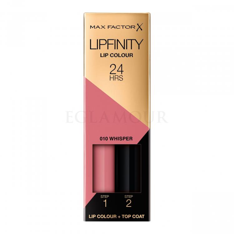 Max Factor Lipfinity 24HRS Lip Colour Pomadka dla kobiet 4,2 g Odcień 010 Whisper