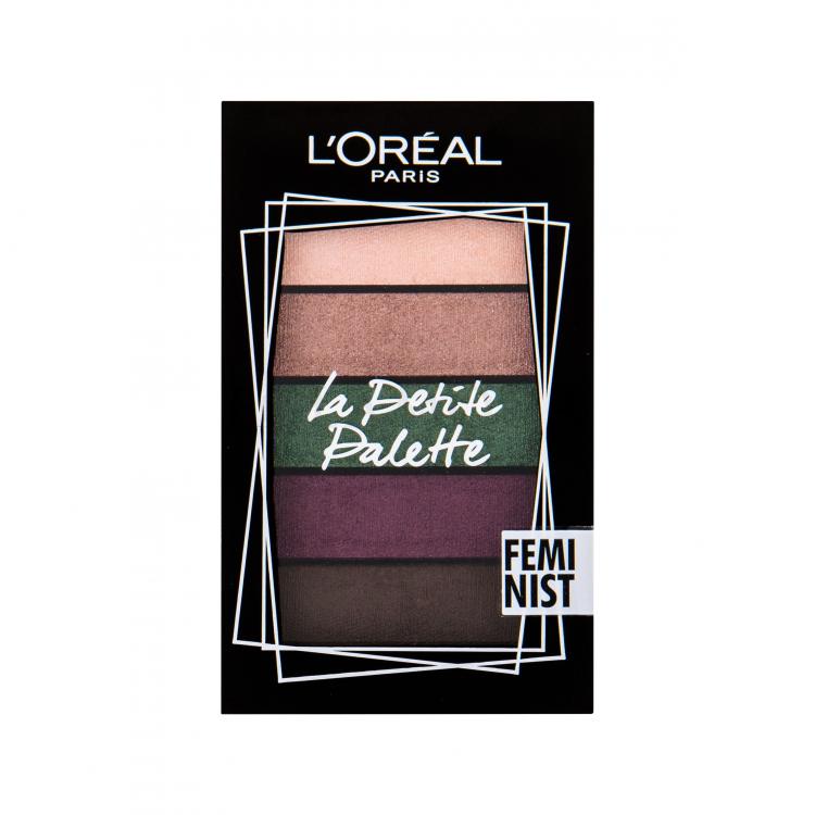 L&#039;Oréal Paris La Petite Palette Cienie do powiek dla kobiet 4 g Odcień Feminist