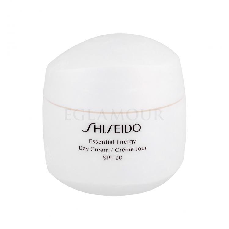 Shiseido Essential Energy Day Cream SPF20 Krem do twarzy na dzień dla kobiet 50 ml tester
