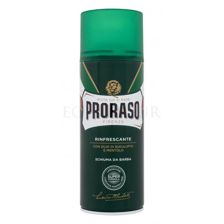 PRORASO Green Shaving Foam Pianka do golenia dla mężczyzn 400 ml