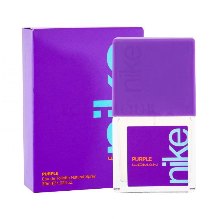 Nike Perfumes Purple Woman Woda toaletowa dla kobiet 30 ml Uszkodzone pudełko