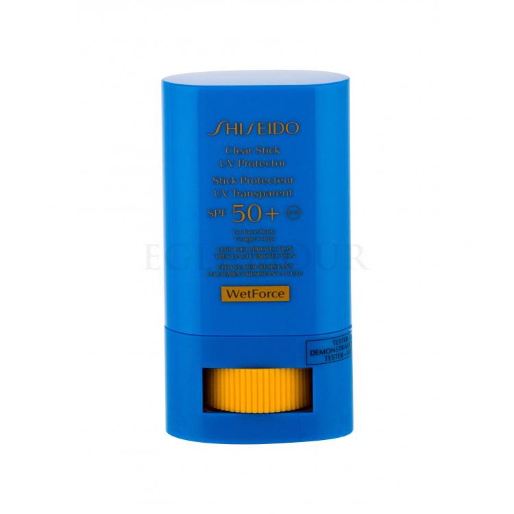Shiseido UV Protective Clear Stick SPF50+ Preparat do opalania twarzy dla kobiet 15 g tester