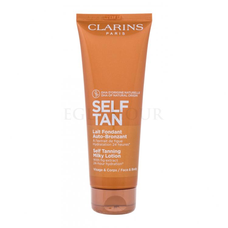 Clarins Self Tan Milky-Lotion Samoopalacz dla kobiet 125 ml tester