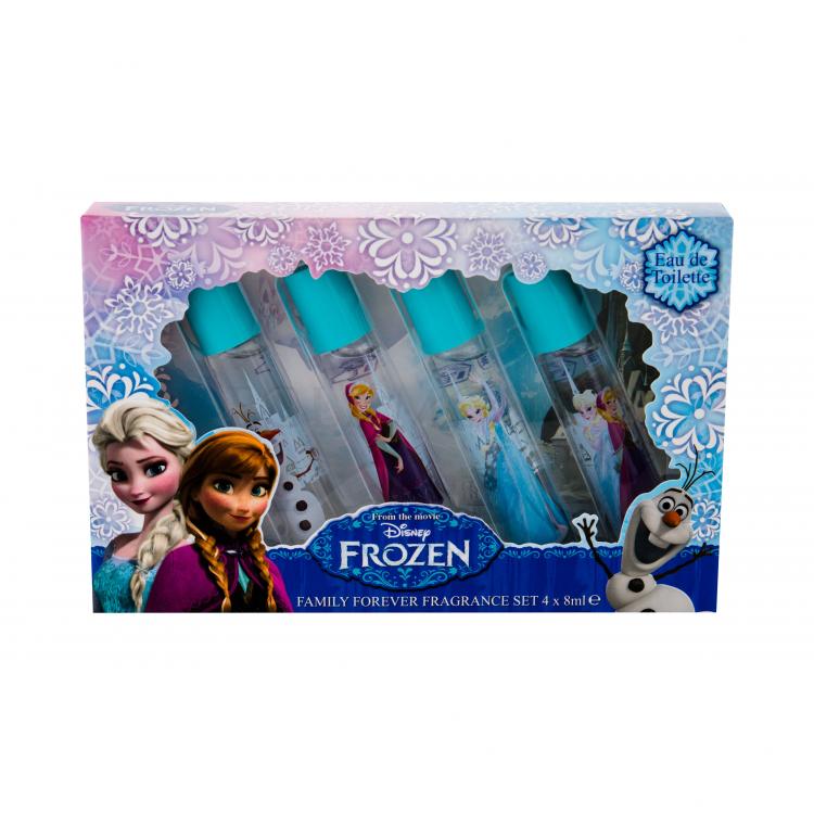 Disney Frozen Zestaw edt Anna 8 ml + edt Elsa 8 ml + edt Olaf 8 ml + edt Anna &amp; Elsa 8 ml