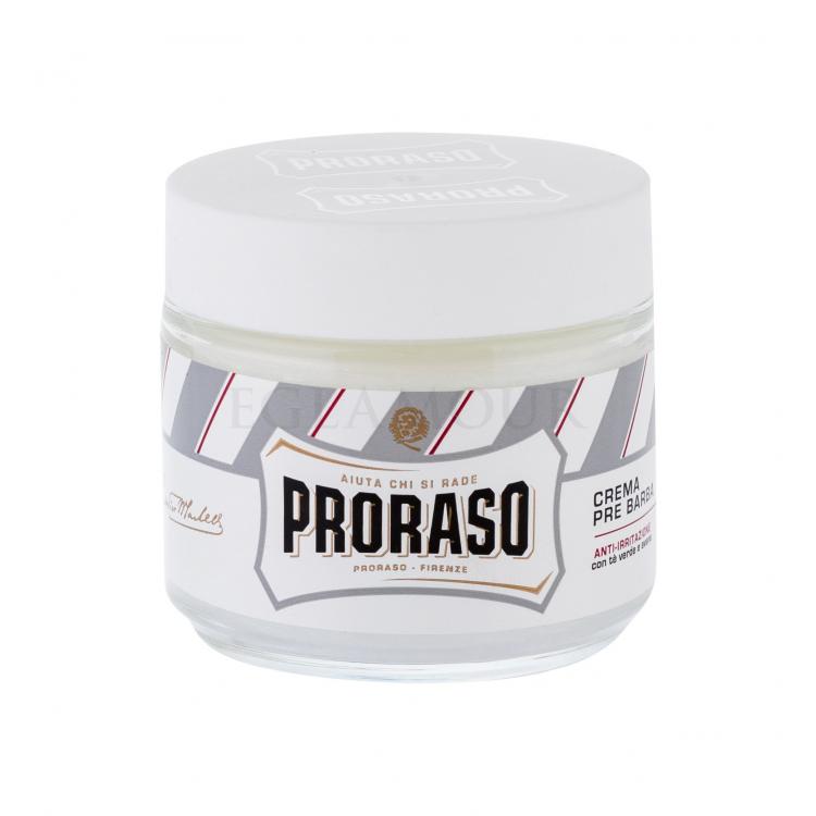 PRORASO White Pre-Shave Cream Preparat przed goleniem dla mężczyzn 100 ml
