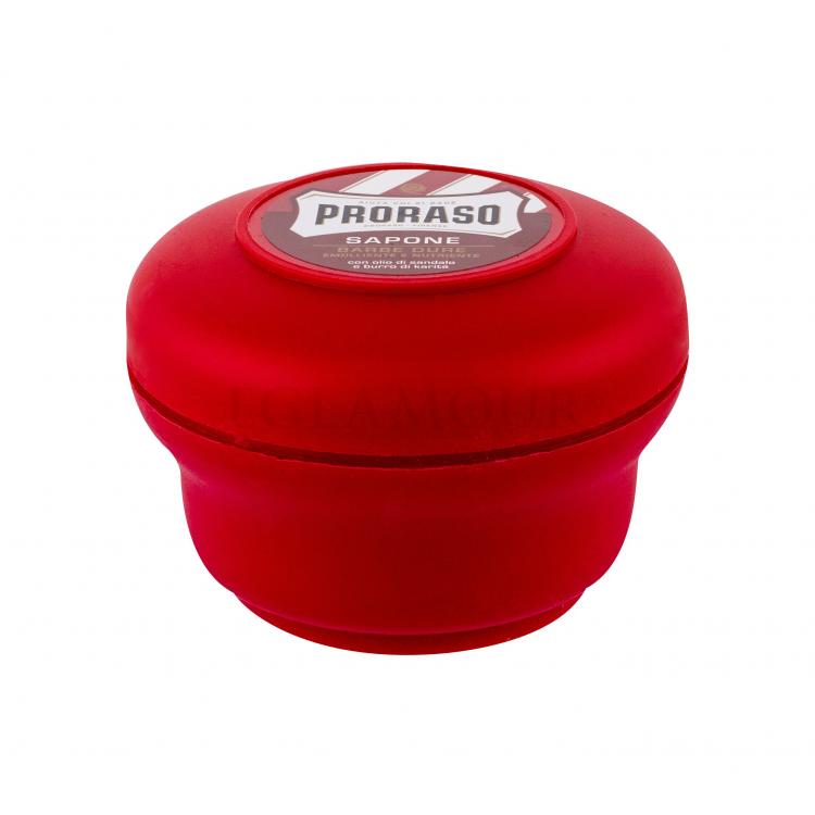 PRORASO Red Shaving Soap In A Jar Pianka do golenia dla mężczyzn 150 ml