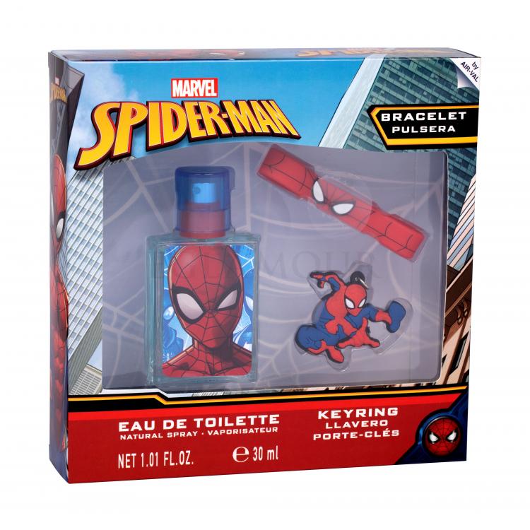 Marvel Spiderman Set Zestaw Edt 30 ml + Breloczek + Bransoletka Uszkodzone pudełko