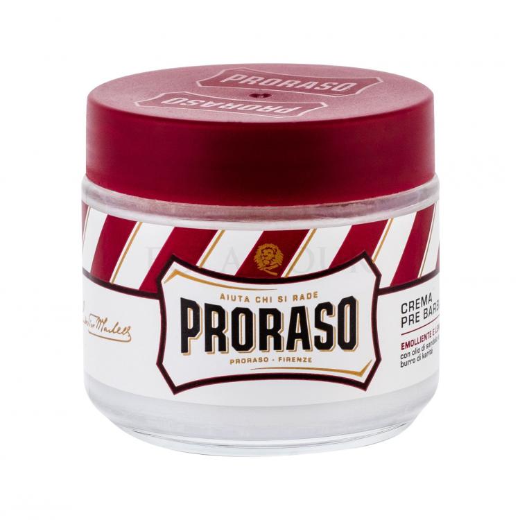 PRORASO Red Pre-Shave Cream Preparat przed goleniem dla mężczyzn 100 ml