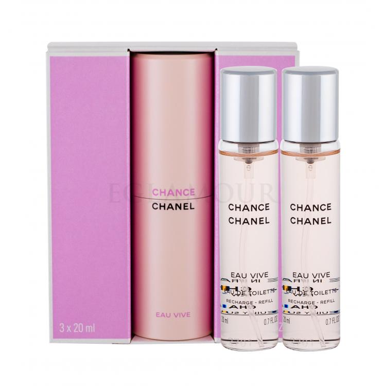 Chanel Chance Eau Vive Woda toaletowa dla kobiet 3x20 ml