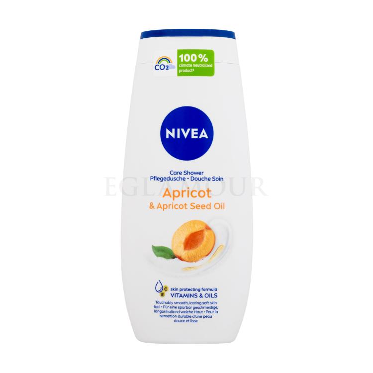 Nivea Apricot &amp; Apricot Seed Oil Żel pod prysznic dla kobiet 250 ml