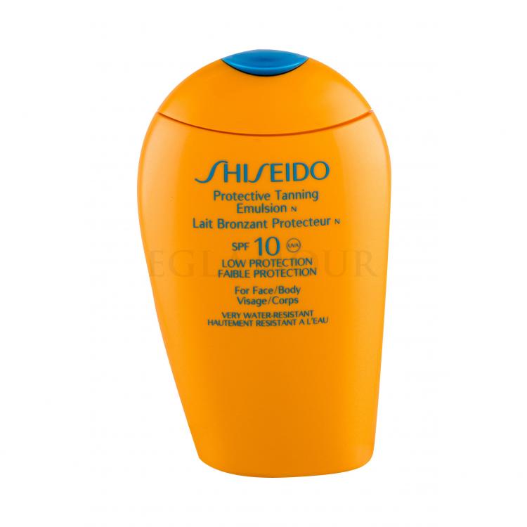 Shiseido Protective Tanning SPF10 Preparat do opalania ciała dla kobiet 150 ml