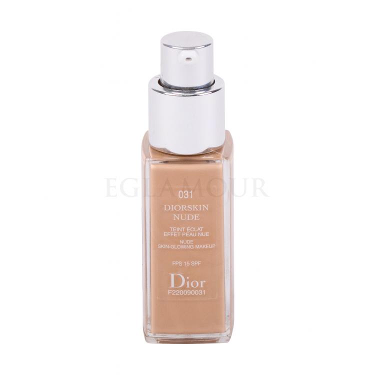 Christian Dior Diorskin Nude SPF15 Podkład dla kobiet 20 ml Odcień 031 tester