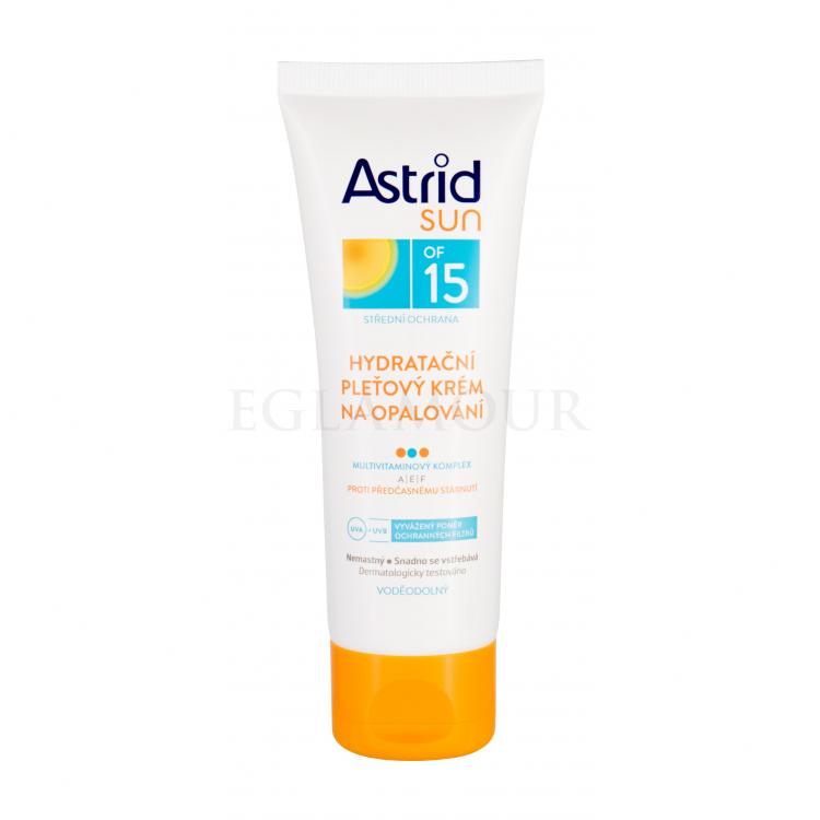 Astrid Sun Moisturizing Face Cream SPF15 Preparat do opalania twarzy 75 ml