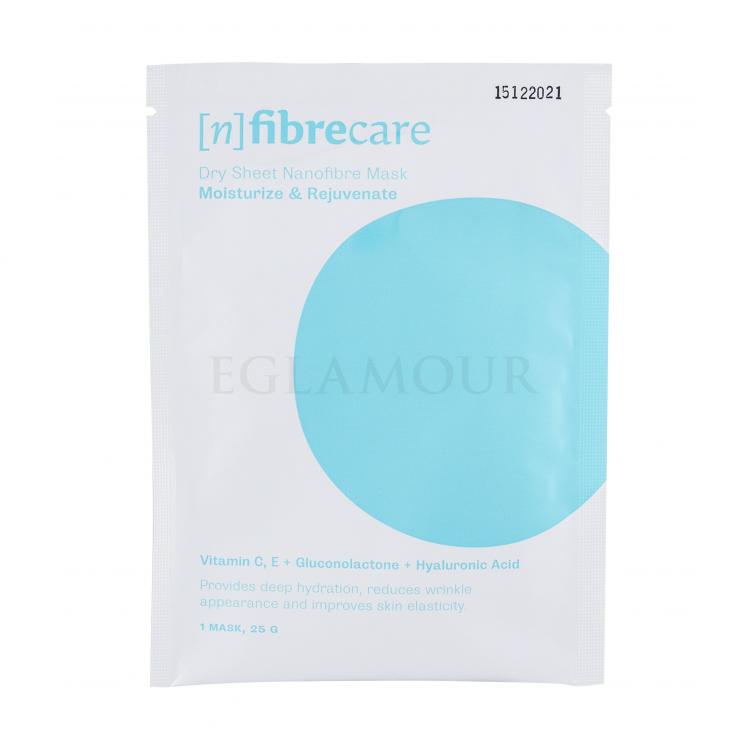 [n]fibrecare Nanofibre Face Mask Moisturize &amp; Rejuvenate Maseczka do twarzy dla kobiet 1 szt