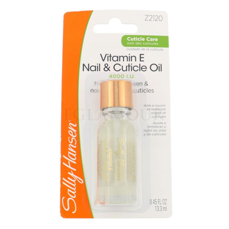 Sally Hansen Cuticle Care Vitamin E Nail and Cuticle Oil Pielęgnacja paznokci dla kobiet 13,3 ml