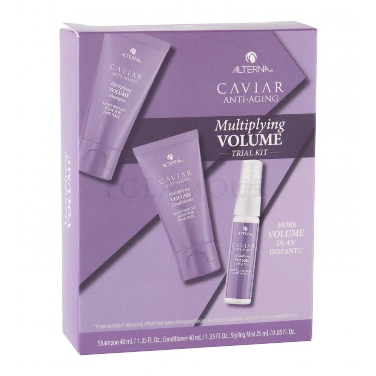 Alterna Caviar Anti-Aging Multiplying Volume Zestaw Szampon 40 ml + Odżywka 40 ml + Spray do włosów 25 ml