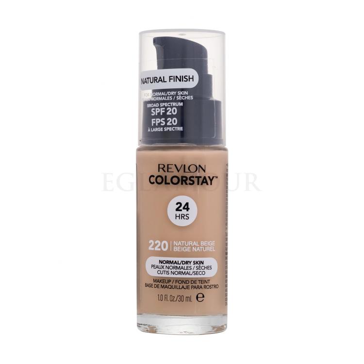 Revlon Colorstay Normal Dry Skin SPF20 Podkład dla kobiet 30 ml Odcień 220 Natural Beige