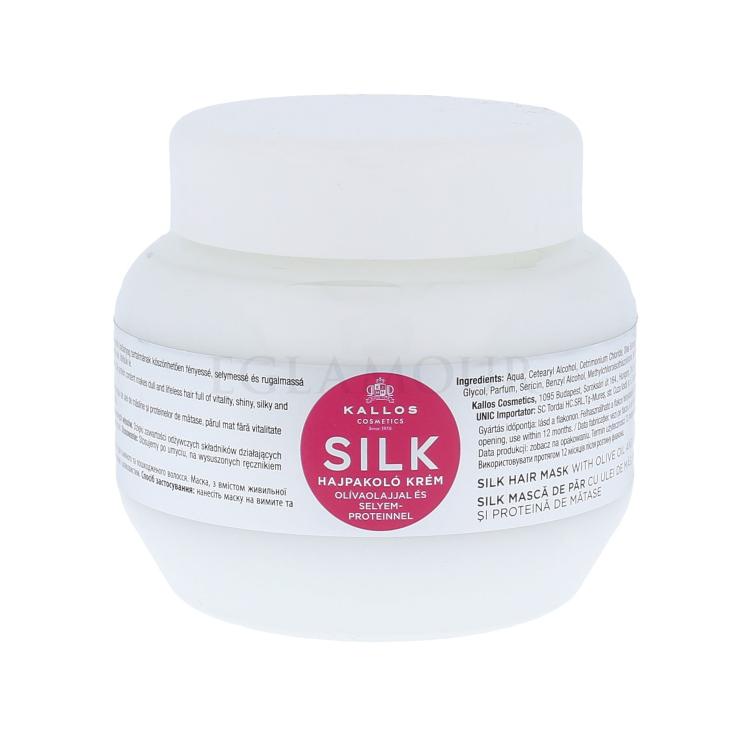 Kallos Cosmetics Silk Maska do włosów dla kobiet 275 ml