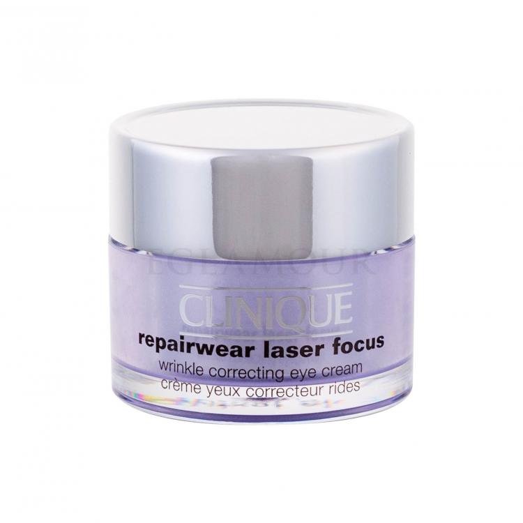 Clinique Repairwear Laser Focus Krem pod oczy dla kobiet 15 ml