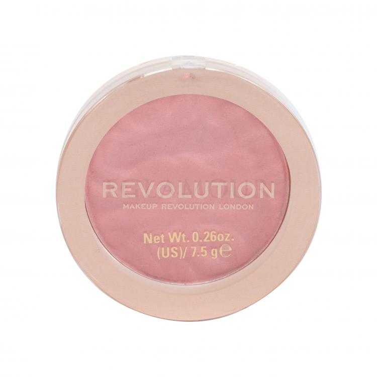 Makeup Revolution London Re-loaded Róż dla kobiet 7,5 g Odcień Rhubarb &amp; Custard