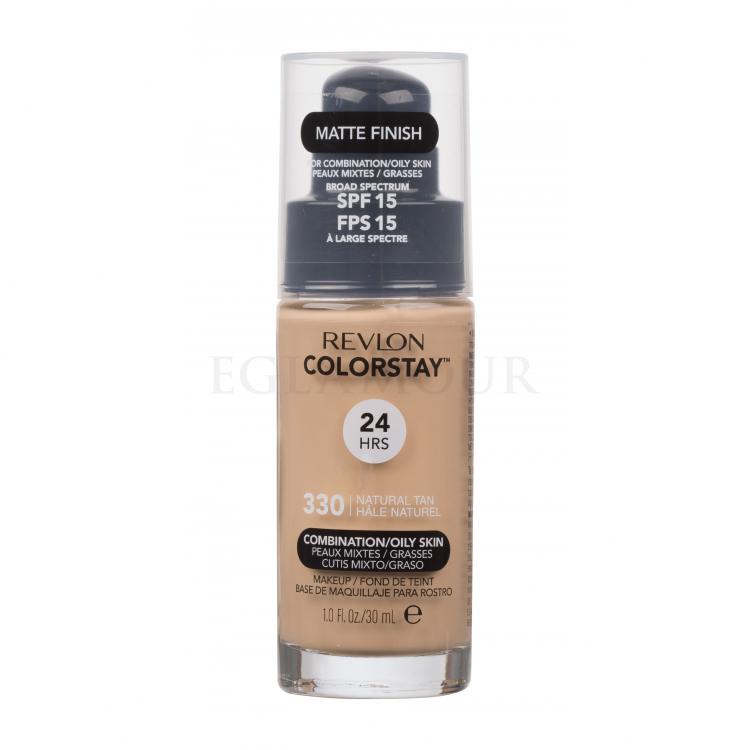 Revlon Colorstay Combination Oily Skin SPF15 Podkład dla kobiet 30 ml Odcień 330 Natural Tan