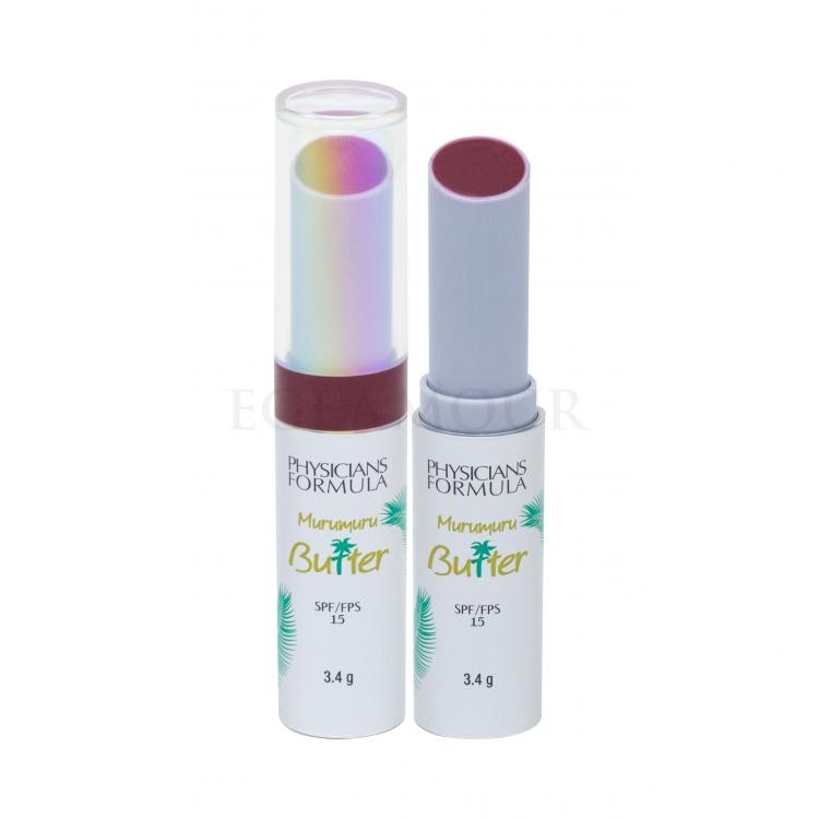 Physicians Formula Murumuru Butter Lip Cream SPF15 Balsam do ust dla kobiet 3,4 g Odcień Acaí Berry