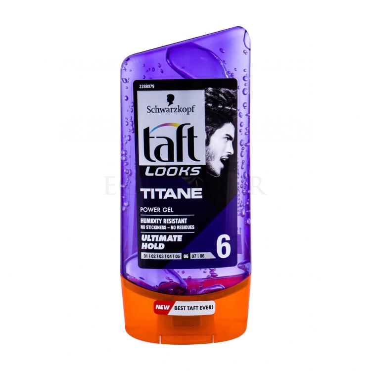 Schwarzkopf Taft Titane Power Gel Żel do włosów dla mężczyzn 150 ml