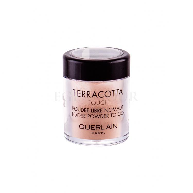 Guerlain Terracotta Touch On-The-Go Puder dla kobiet 3 g Odcień 02 Medium tester