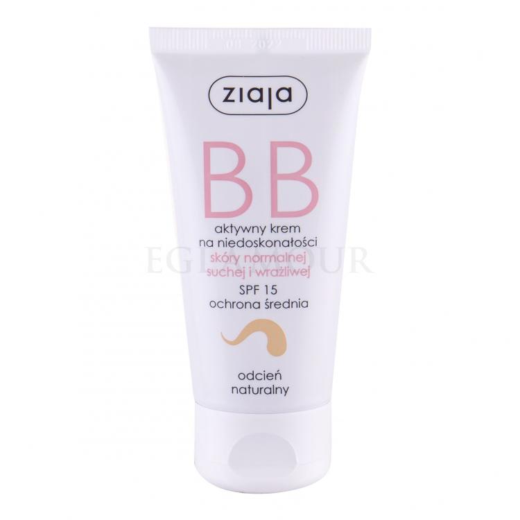 Ziaja BB Cream Normal and Dry Skin SPF15 Krem BB dla kobiet 50 ml Odcień Natural